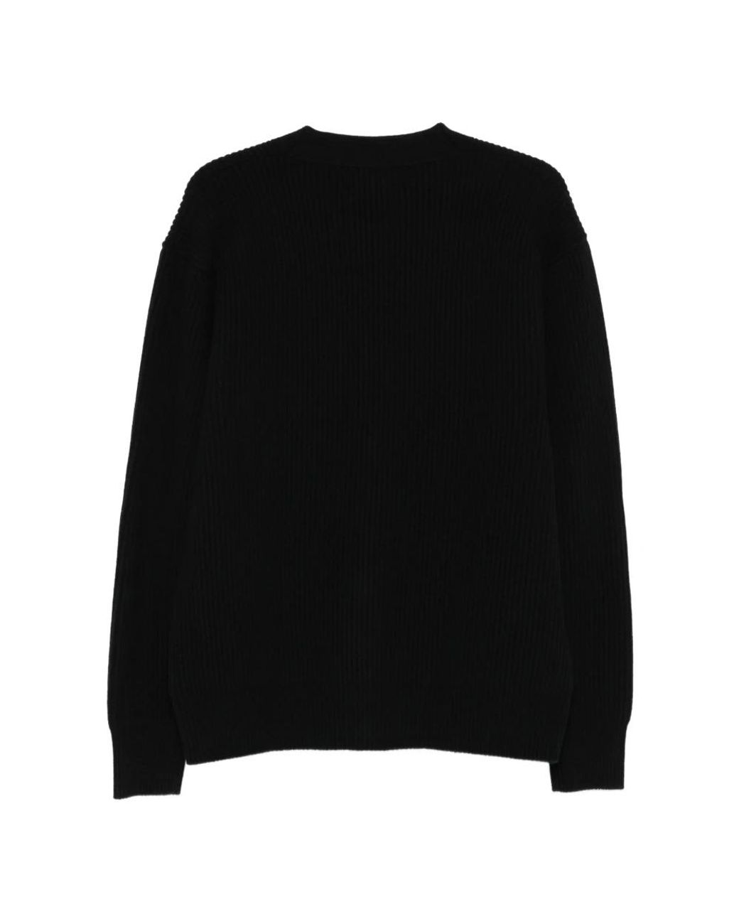 Lardini Black Round-Neck Knitwear for men