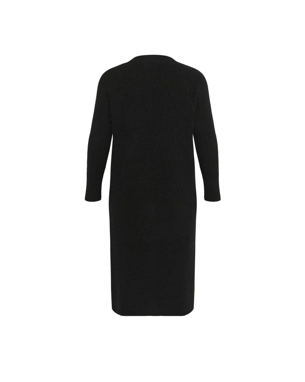 Kaffe Truien & Vesten ,Zwart ,Wol Rinye Lange Cardigan in het Black