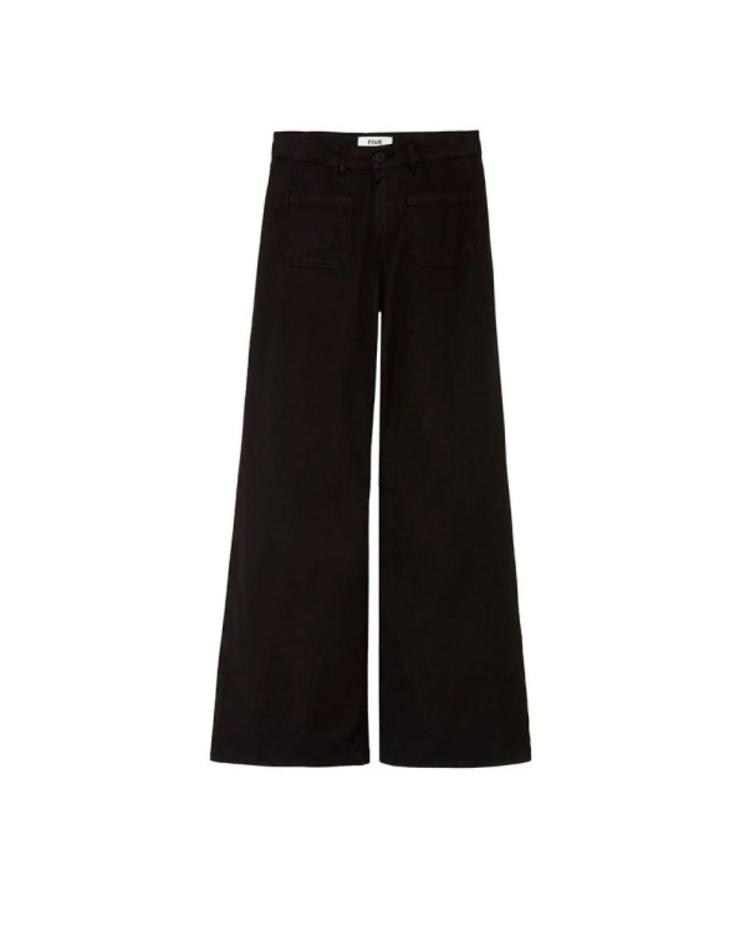 Five Jeans Black Wide Trousers