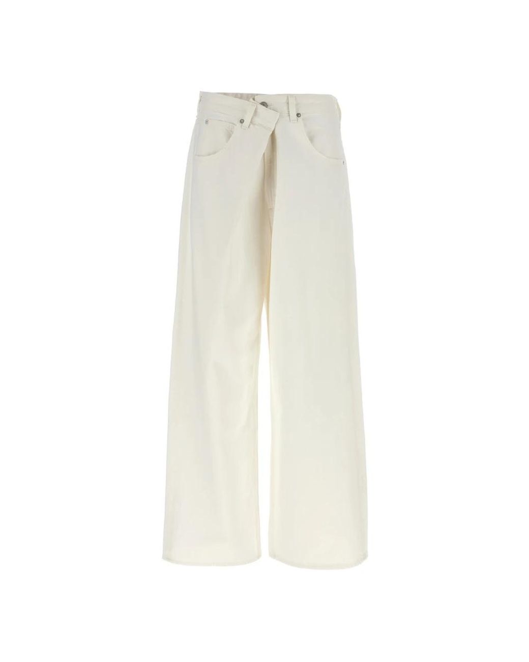 Agolde White Wide Jeans