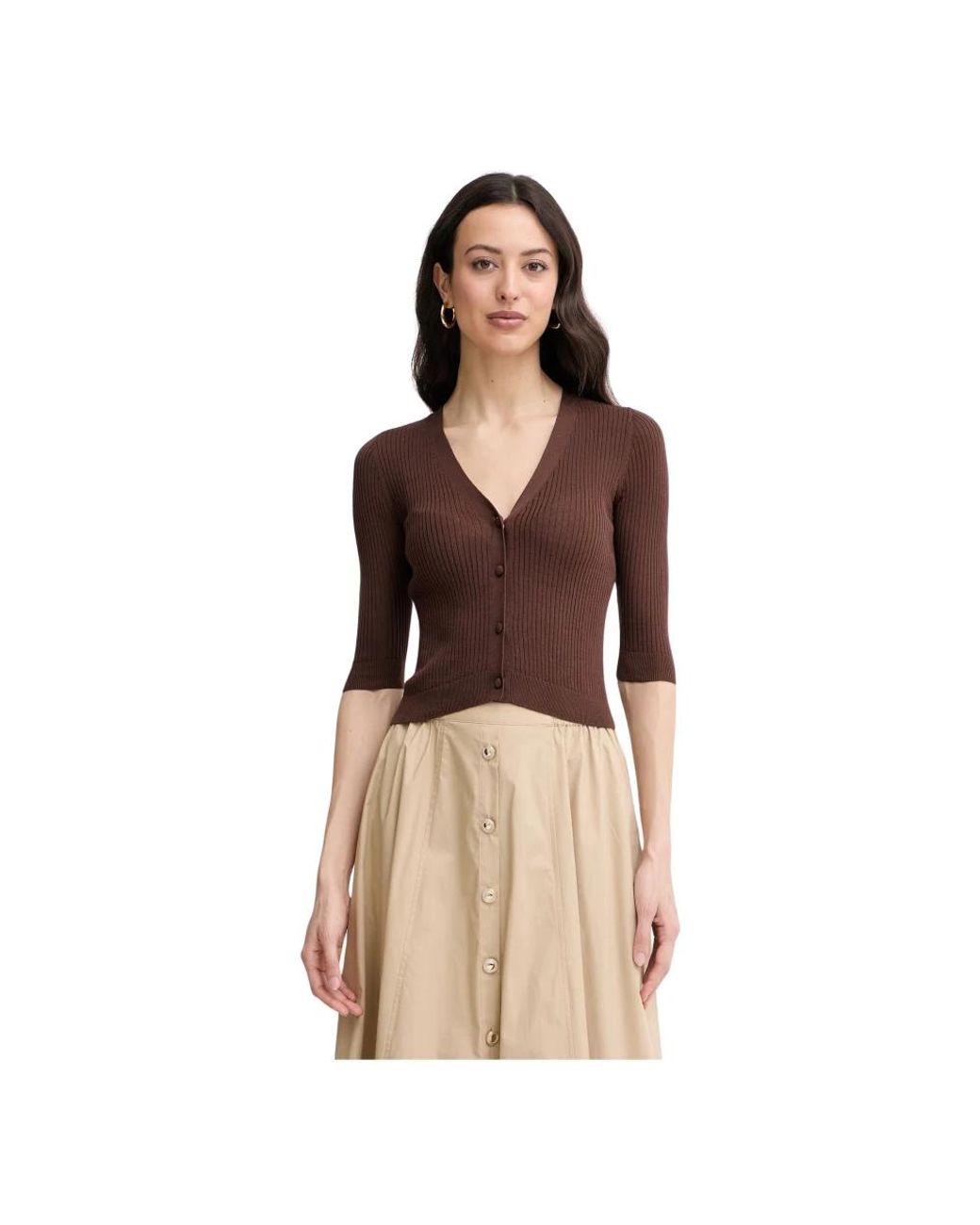 Cardigans Twinset en coloris Brown