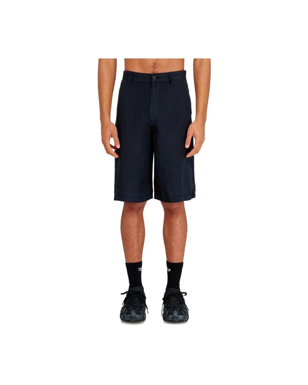 DIESEL Blue Casual Shorts for men