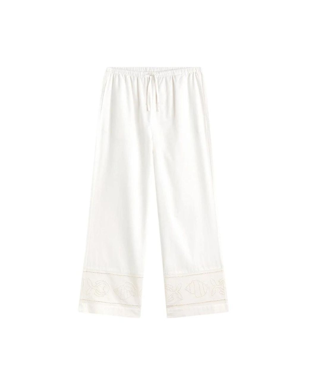 Thinking Mu Wijde Broek in het White