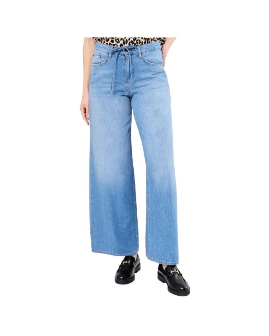 Wide Jeans Five Jeans de color Blue