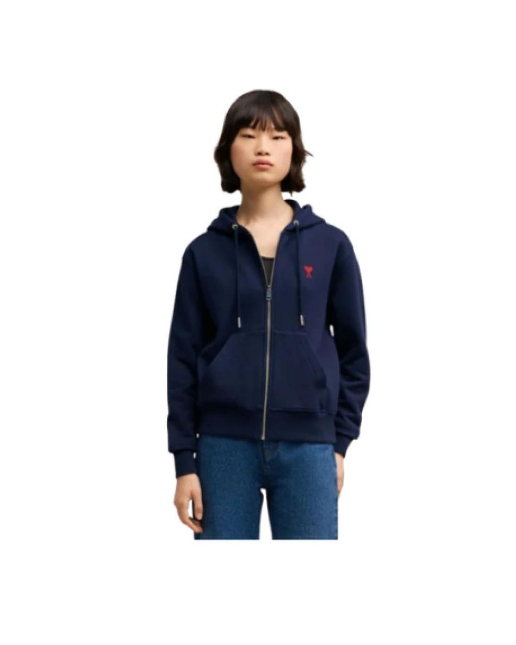 AMI Blue Zip-Throughs