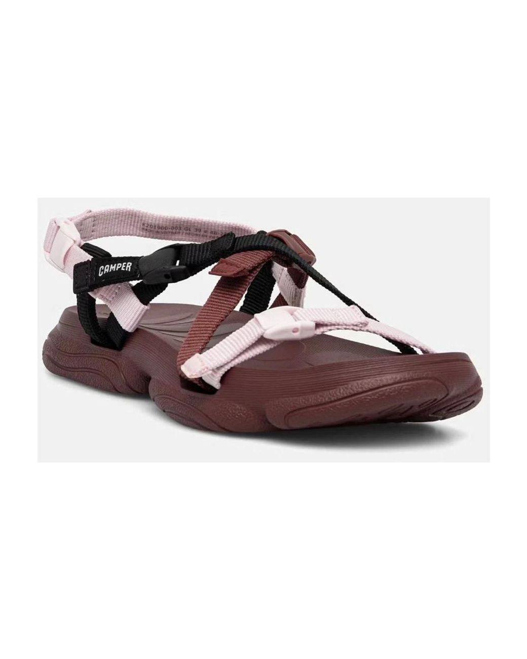 Flat Sandals di Camper in Brown