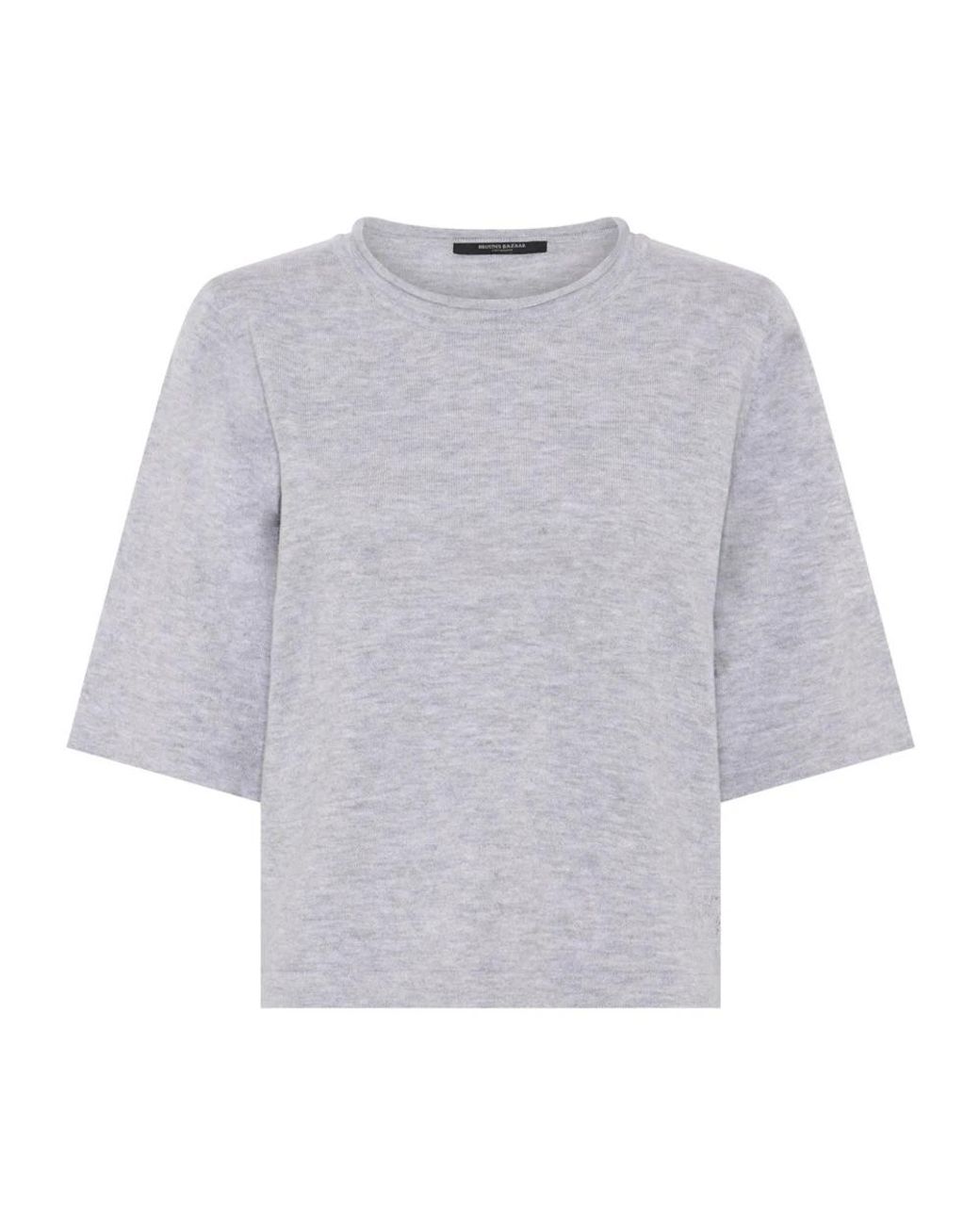 Bruuns Bazaar T-Shirts in het Gray