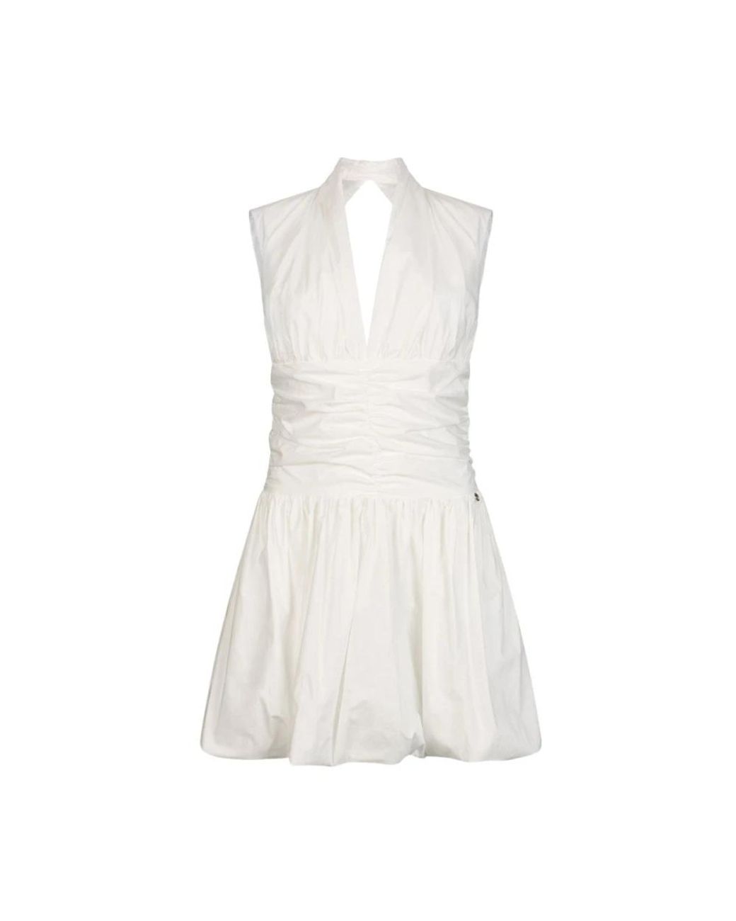 Liu Jo White Cut-Out Detail Short Dress