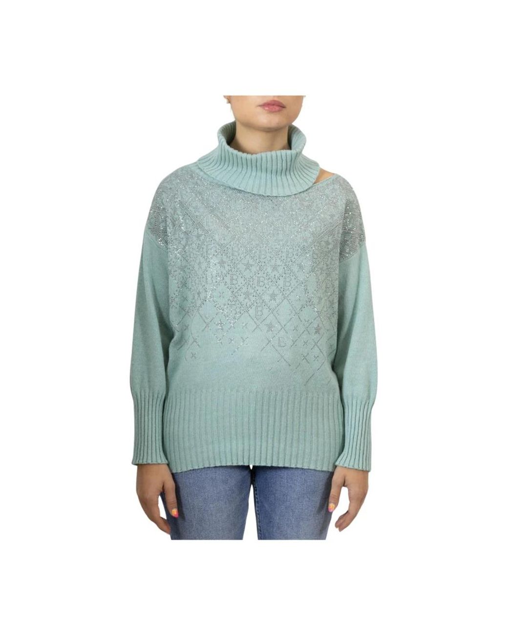 Turtlenecks Brand Unique de color Blue