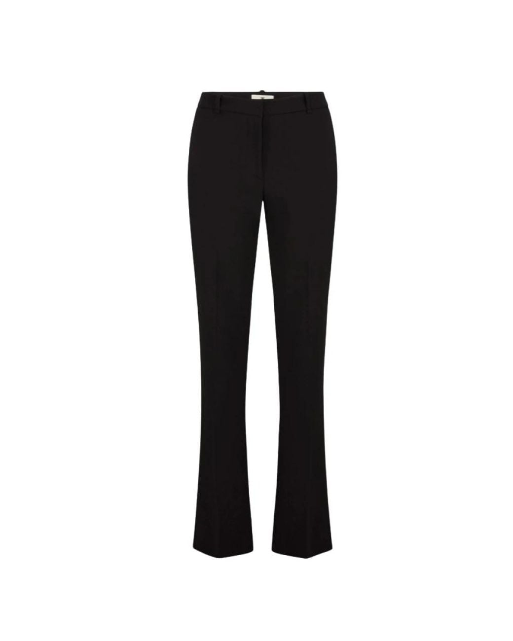 Elisabetta Franchi Black Straight Trousers