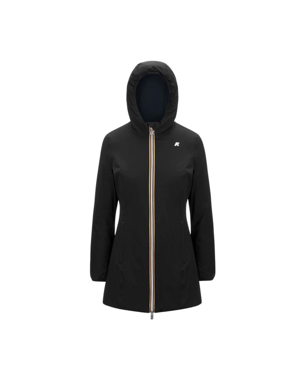 K-Way Jassen ,Zwart ,Polyester Denise St Warm Double in het Black