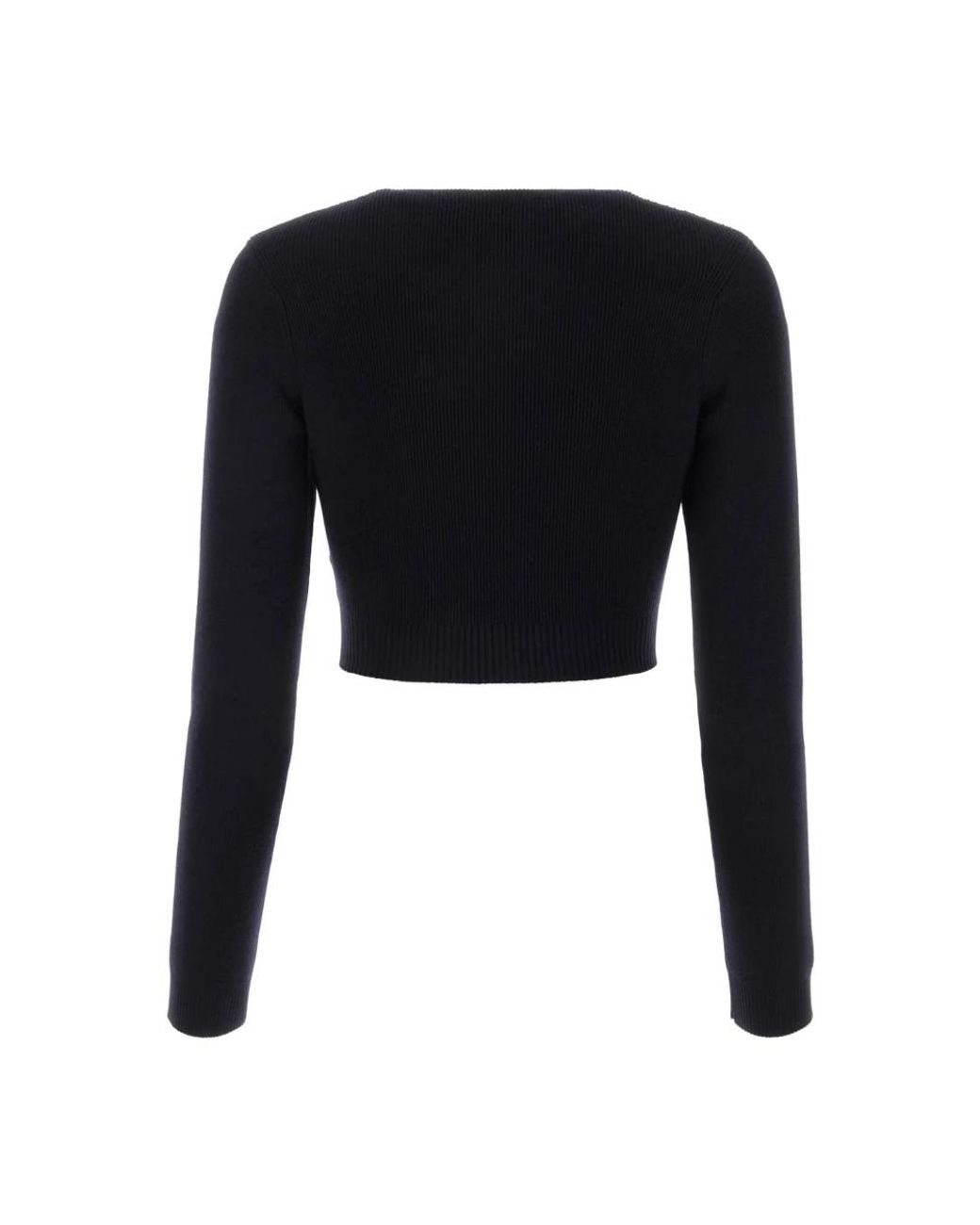 Jil Sander Black V-Neck Knitwear