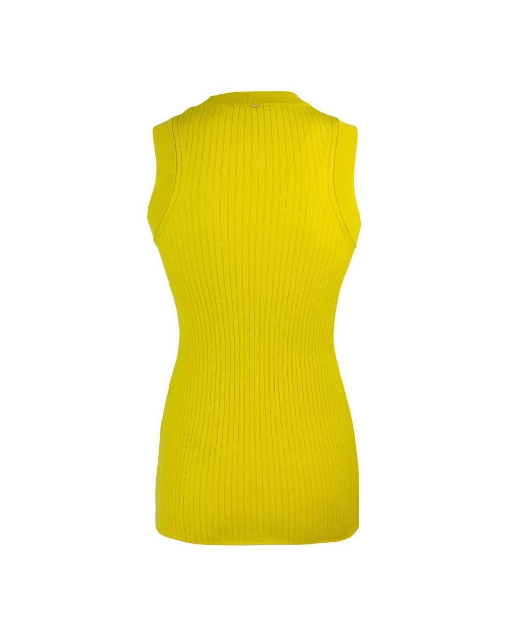 Sportmax Yellow Sleeveless Tops