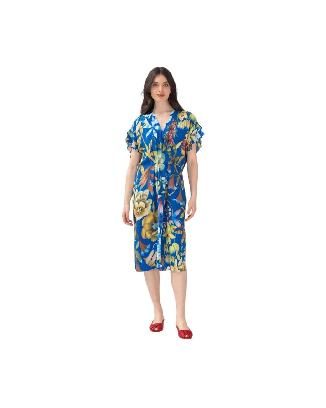 Momoní Blue Midi Dresses