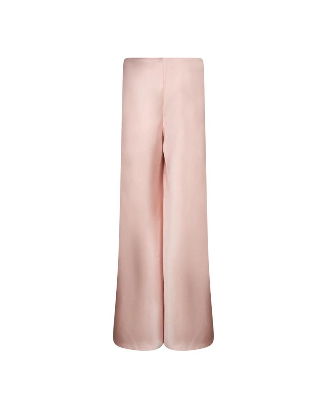 Norma Kamali Pink Wide Trousers