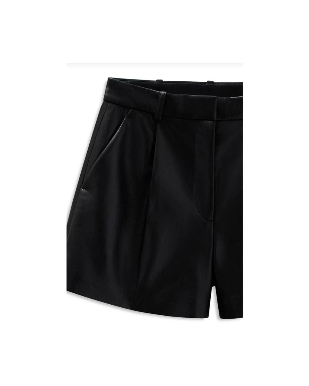 Anine Bing Black Short Shorts