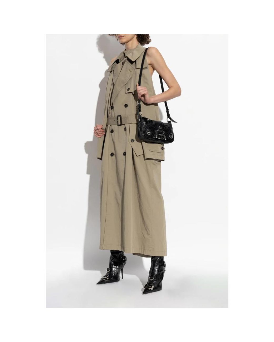 Balenciaga Natural Maxi Dresses