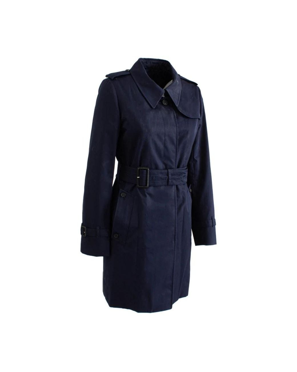 Aquascutum Blue Trench Coats