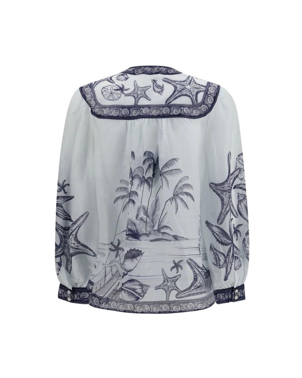 Farm Rio Blue Blouses