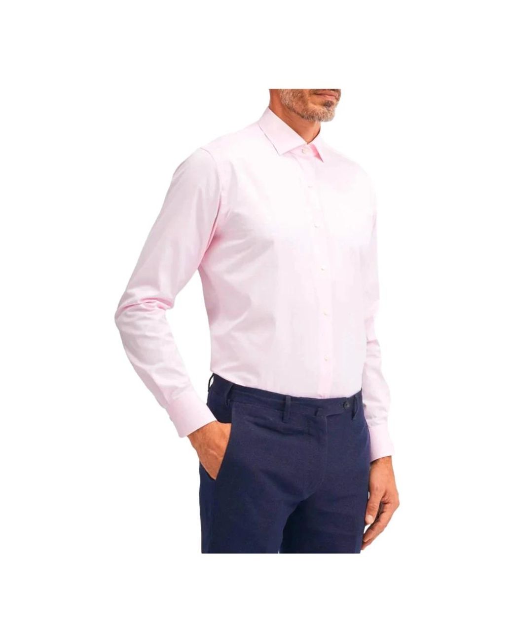 Formal Shirts Xacus de hombre de color Pink