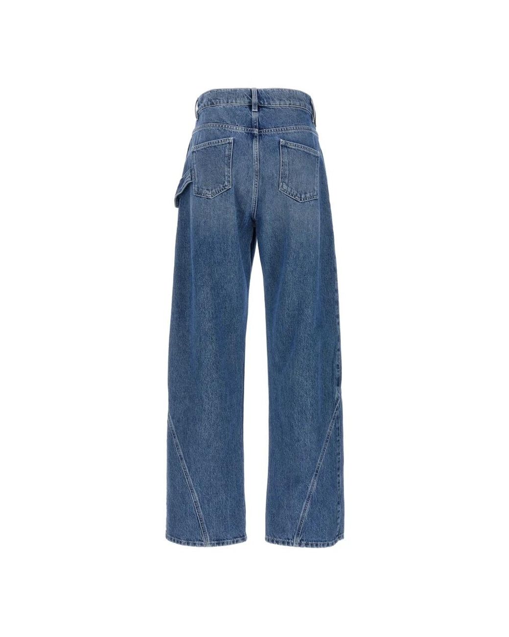 J.W. Anderson Blue Straight Fit Jeans