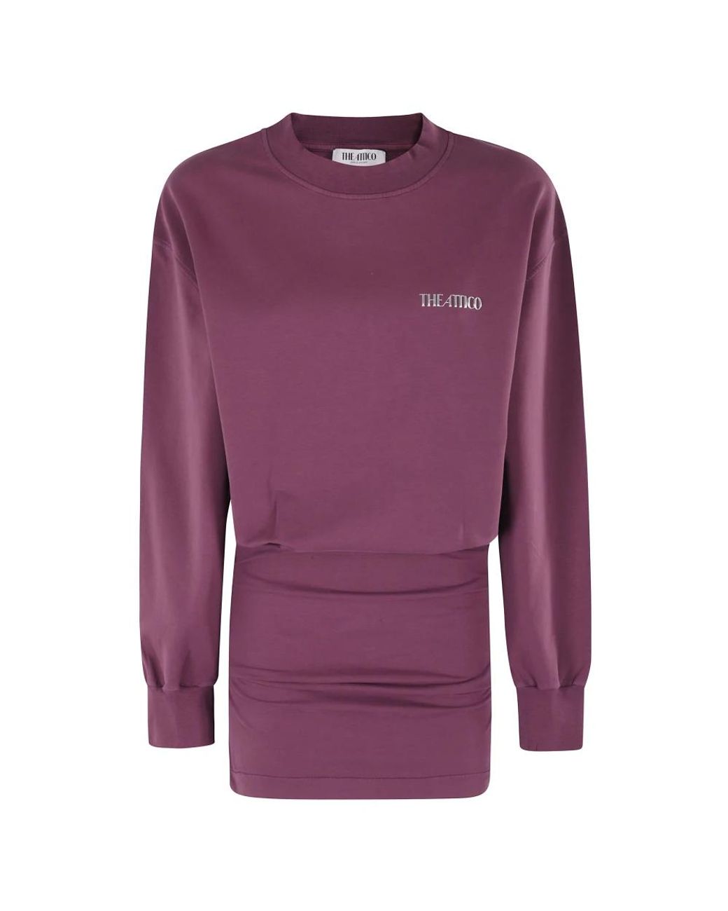 The Attico Purple Short Dresses