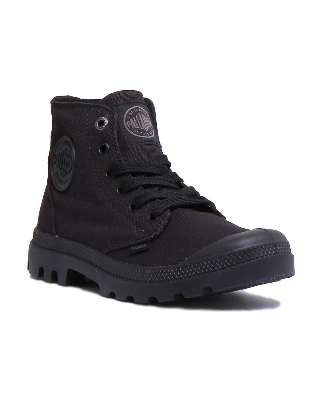 Palladium Blue Lace-Up Boots for men