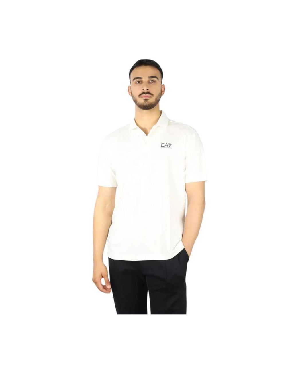 Polo Shirts EA7 pour homme en coloris White