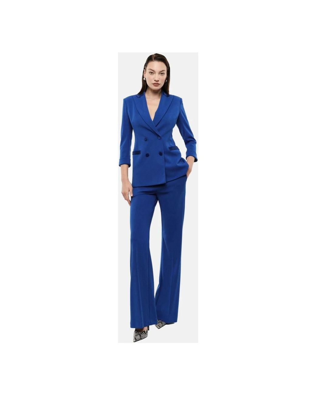 Imperial Blue Wide Trousers