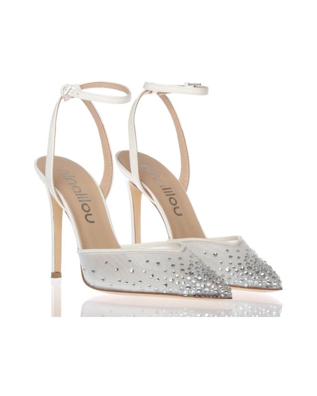 Ninalilou White Pumps