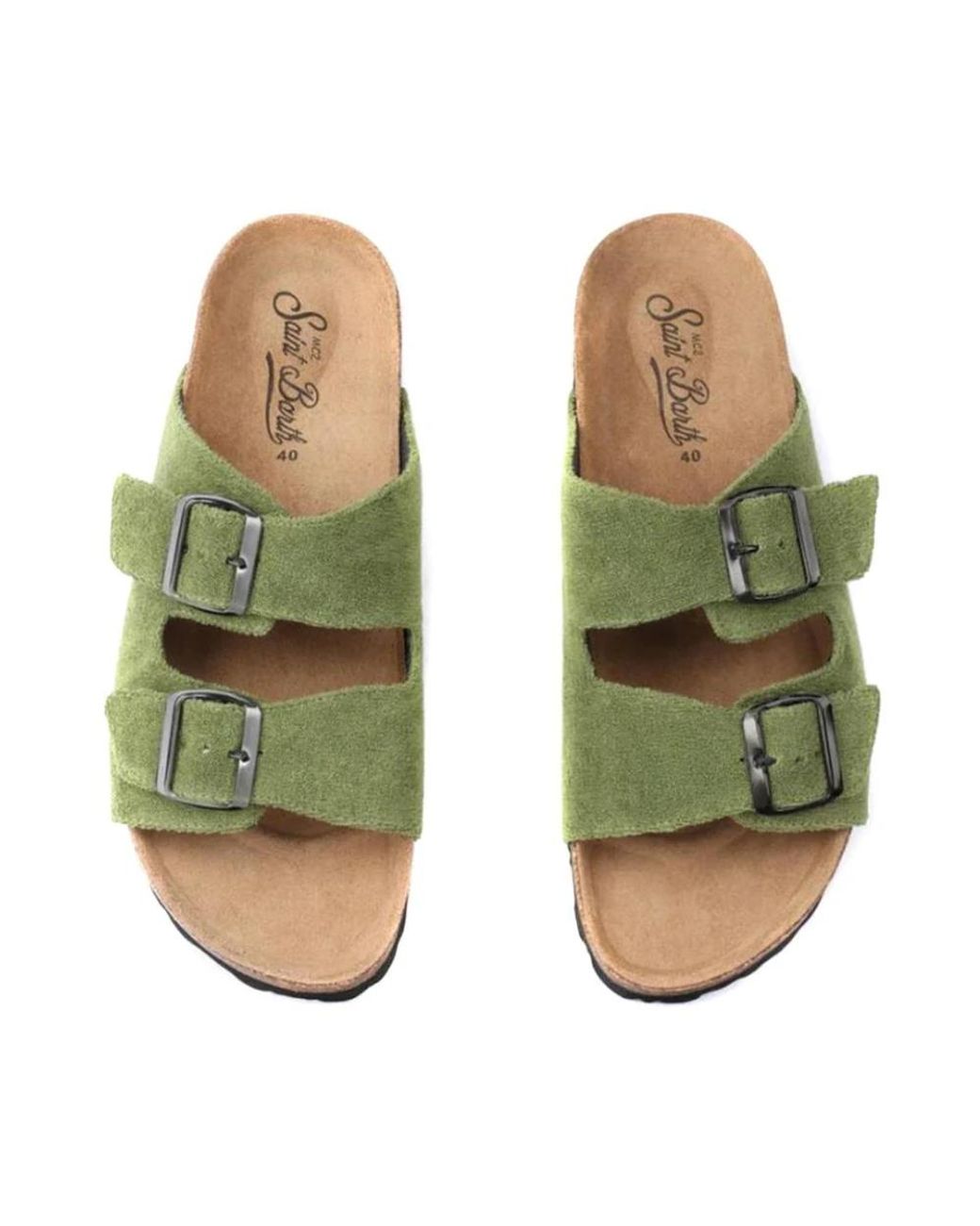 Mc2 Saint Barth Green Sliders