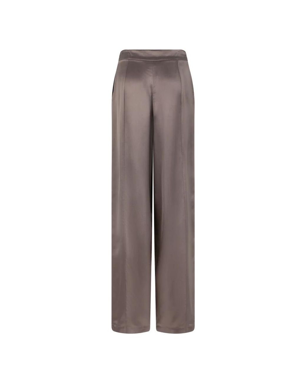 Emporio Armani Brown Wide Trousers