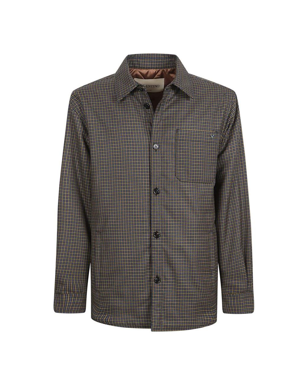 Valentino Garavani Gray Casual Shirts for men