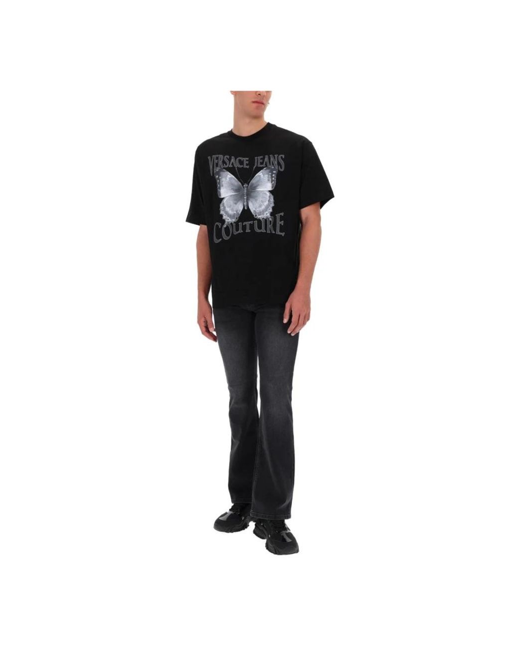Versace Jeans Couture Black T-Shirts for men