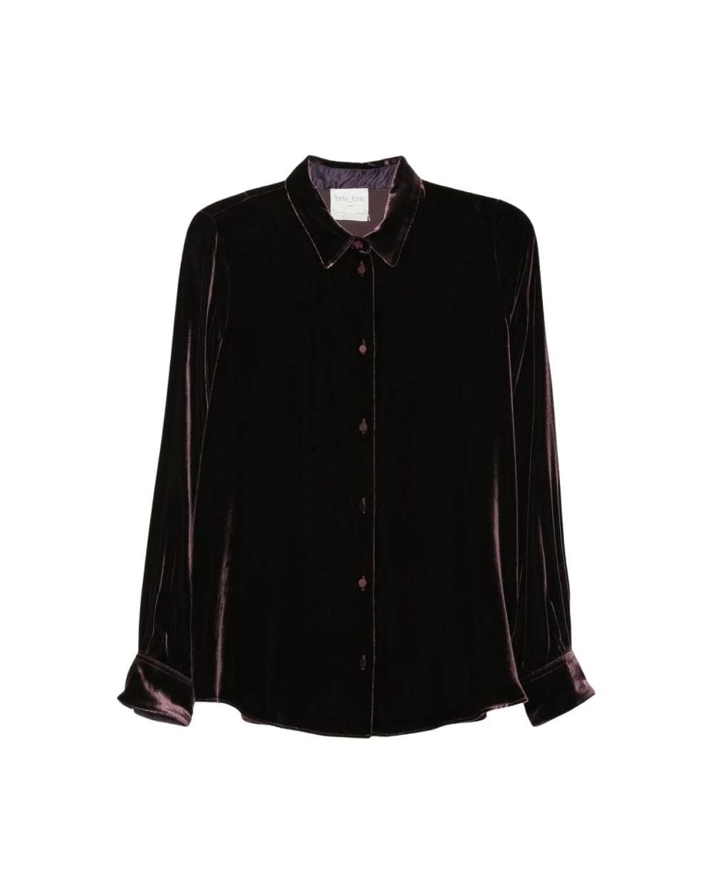 Forte_forte Mijn Blouse in het Black