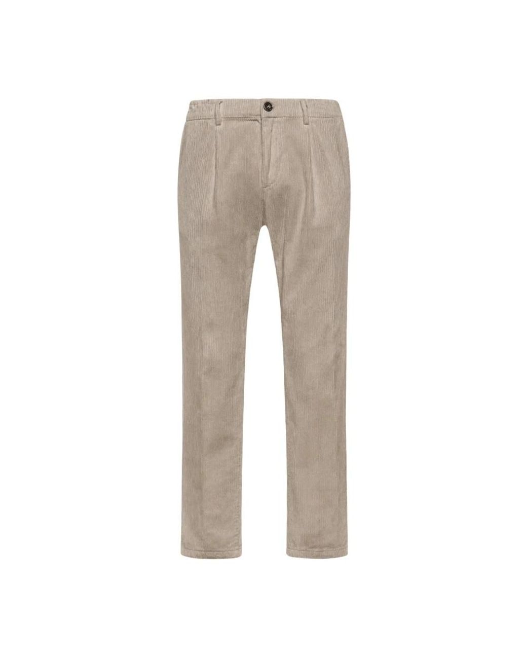 Cruna Mitte Broek in het Gray voor heren