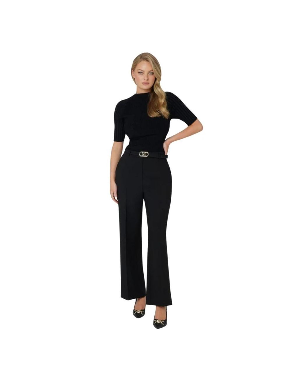 Marciano Black Straight Trousers