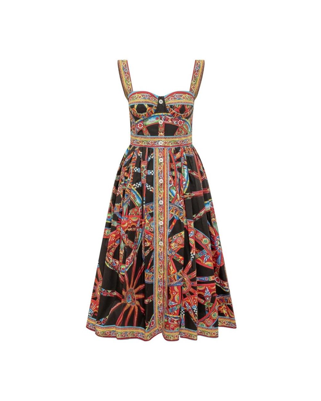 Dolce & Gabbana Brown Midi Dresses