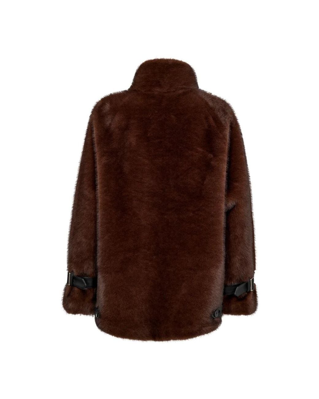 Mos Mosh Brown Faux Fur & Shearling Jackets