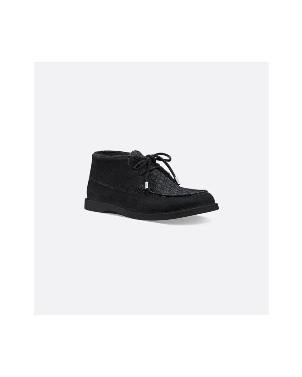 Dior Black Lace-Up Boots for men