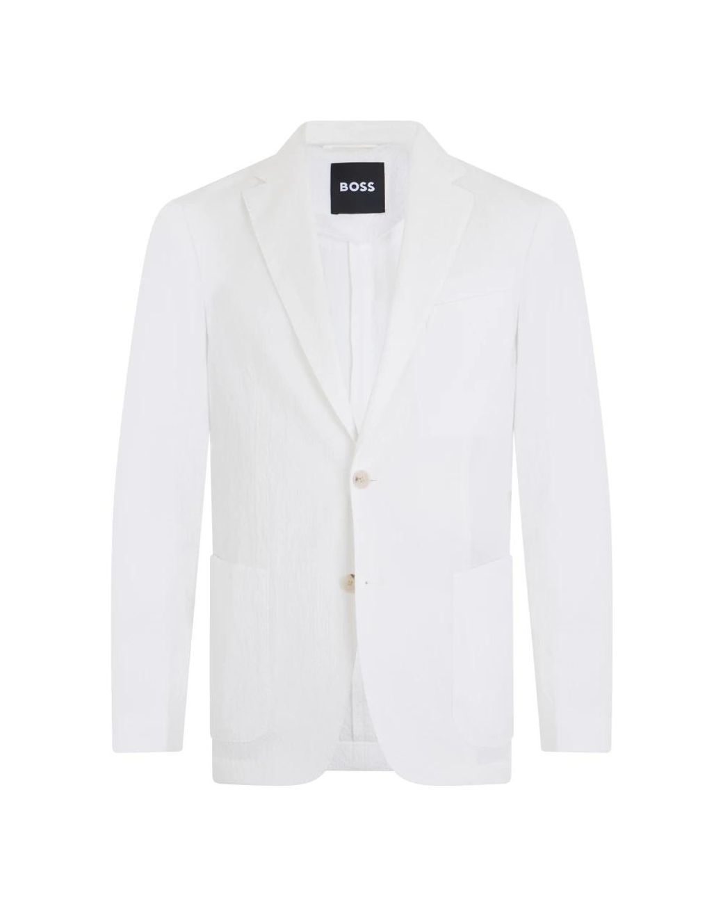 Boss White Blazers for men