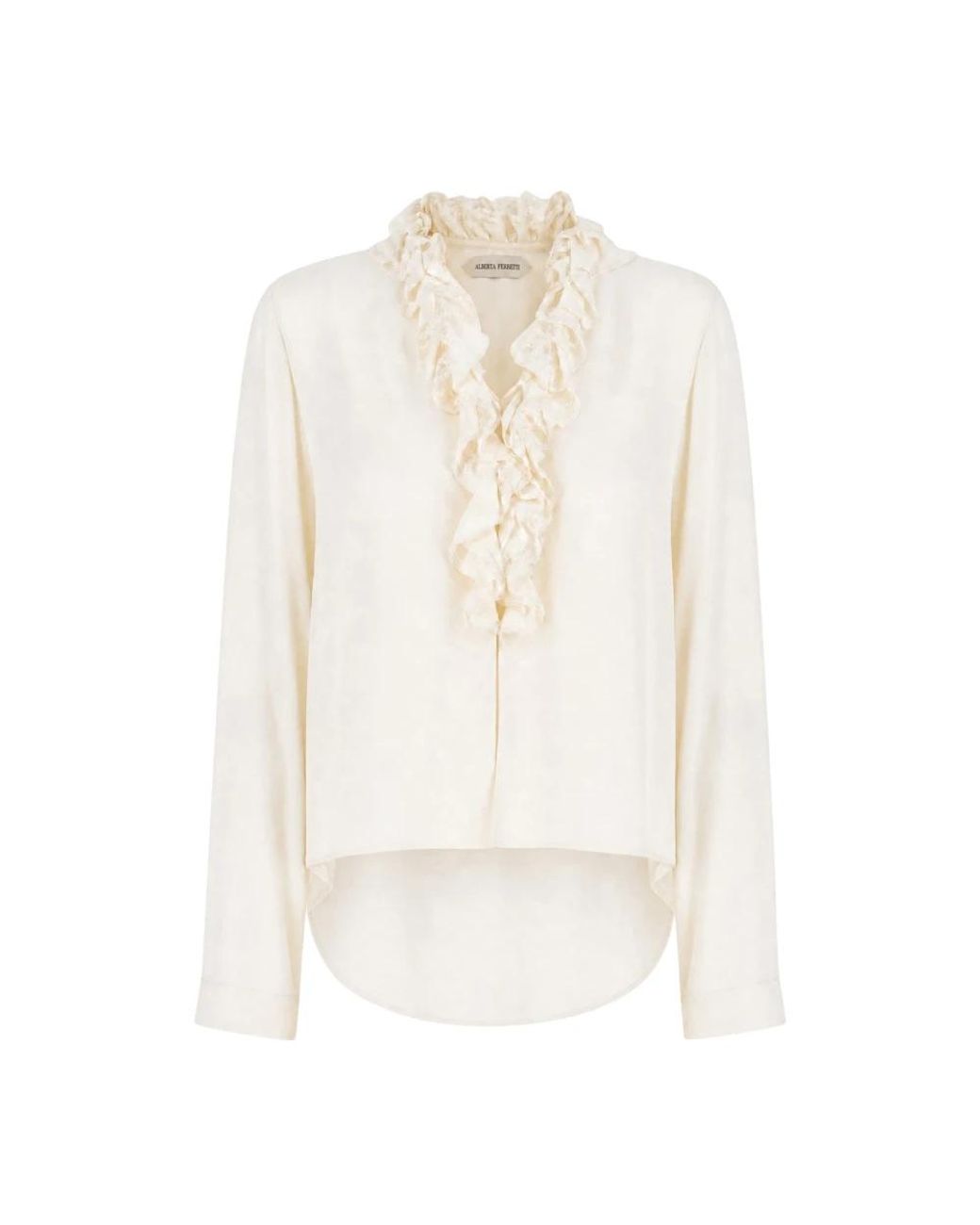 Alberta Ferretti Overhemden ,Wit ,Blouses in het White