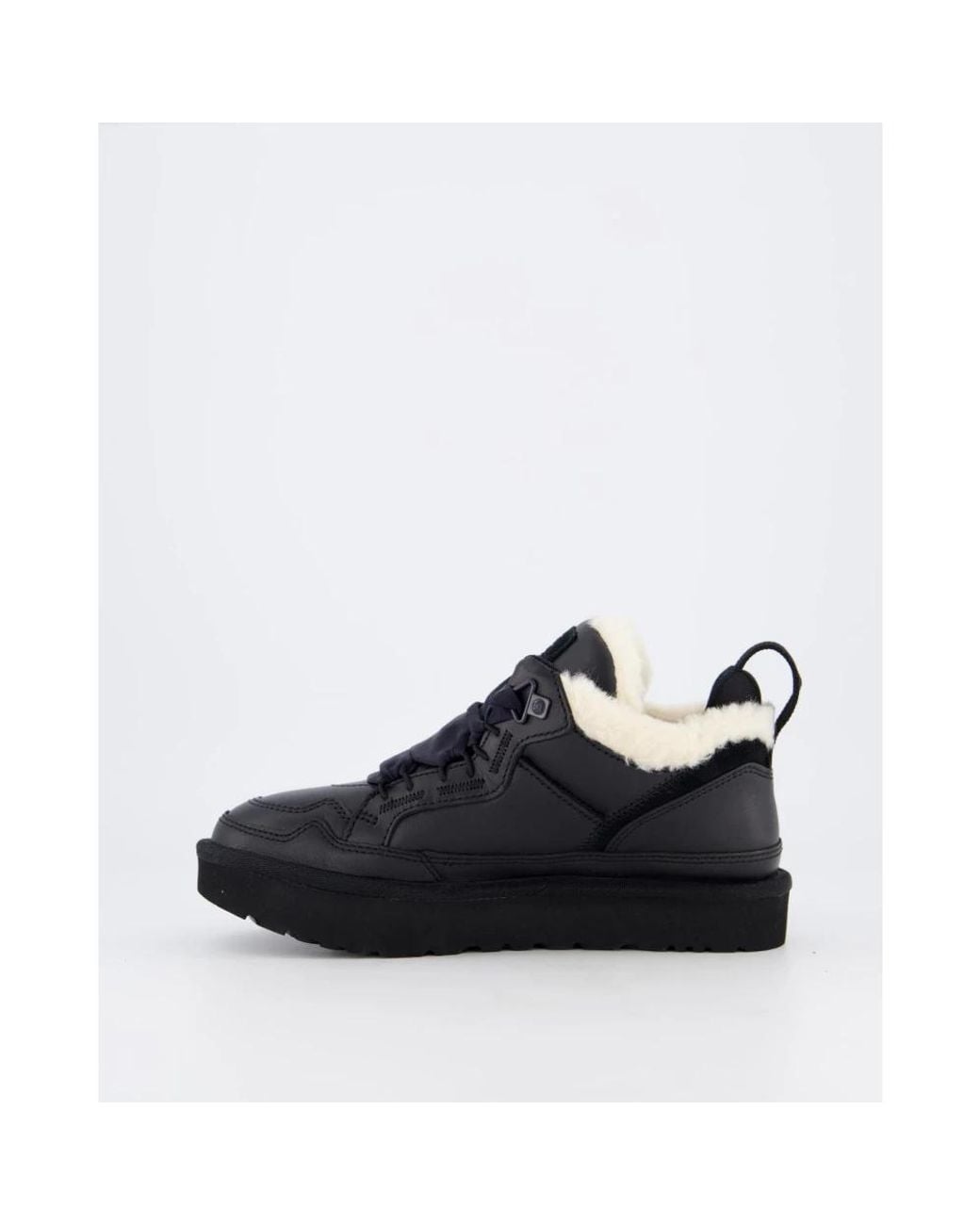 Basket Lowmel Lthr Ugg en coloris Black