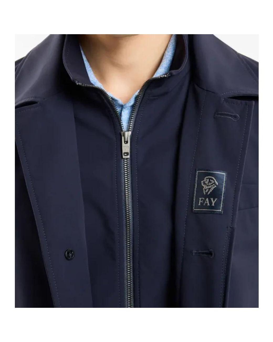 Light Jackets Fay de hombre de color Blue