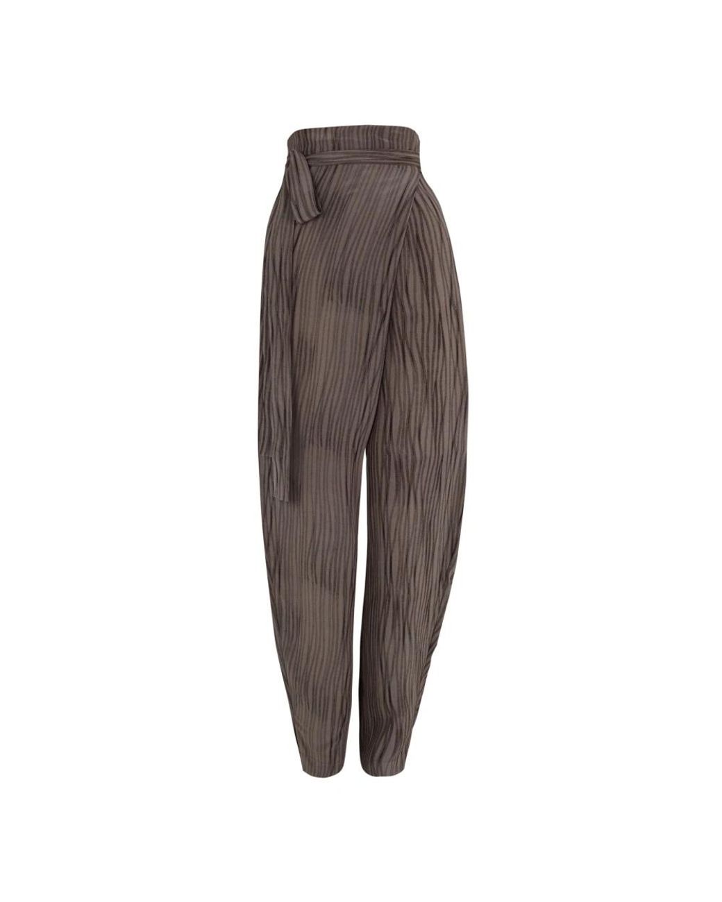 Cortana Brown Tapered Trousers
