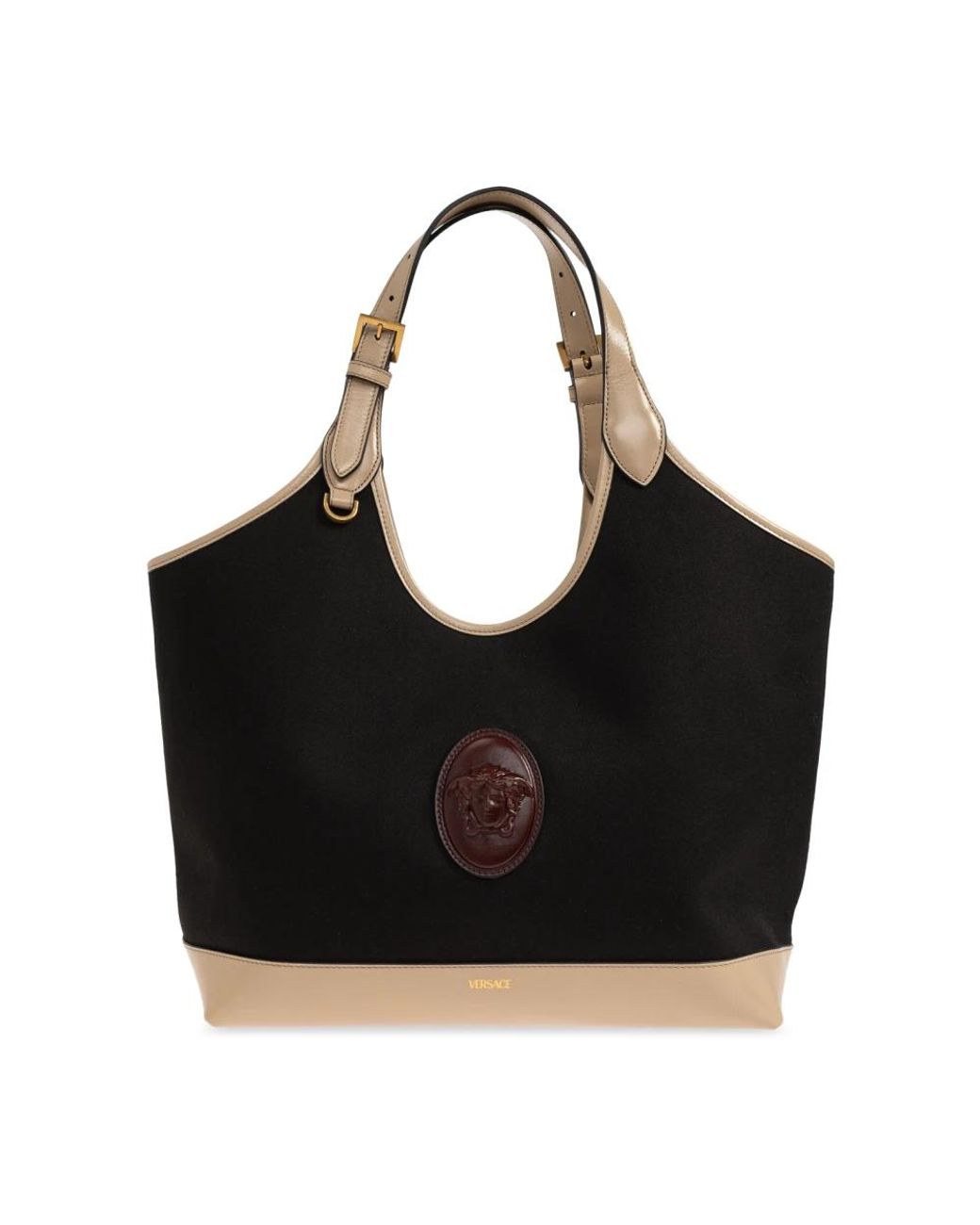 Versace Black Rivière Large Bag