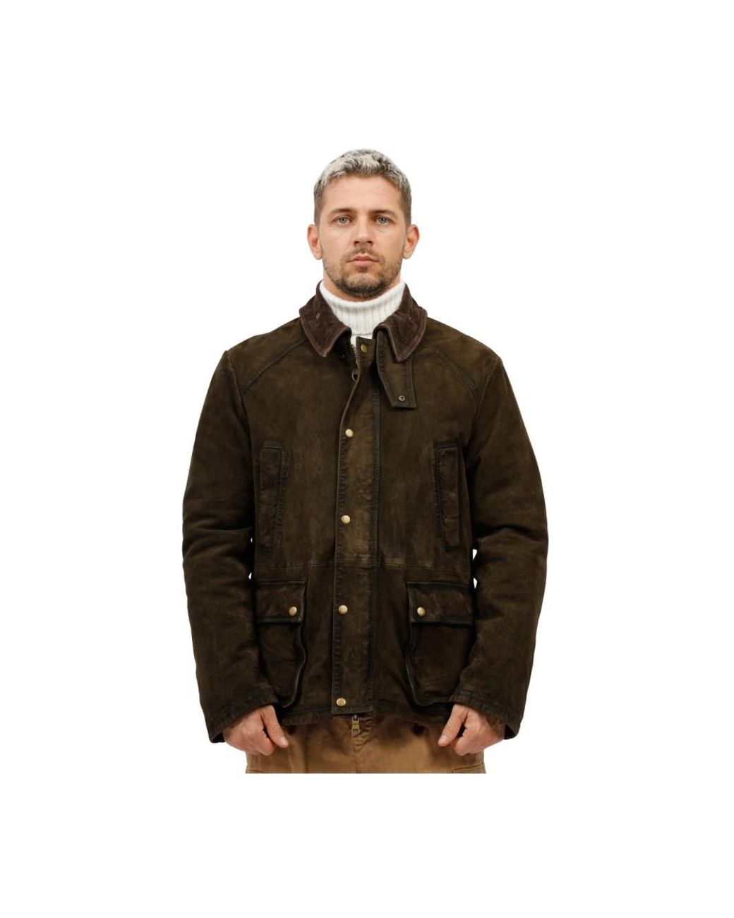 The Jack Leathers Brown Leather Jackets for men