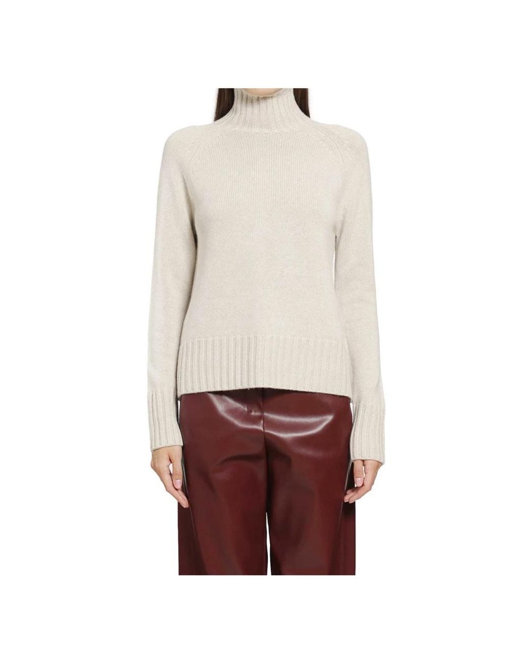 Max Mara Red Turtlenecks