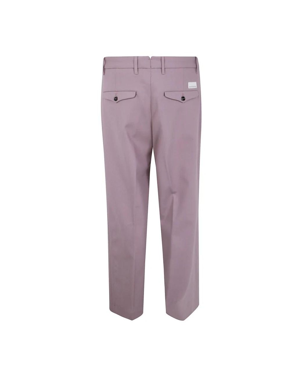 Nine:inthe:morning Purple Straight Trousers for men