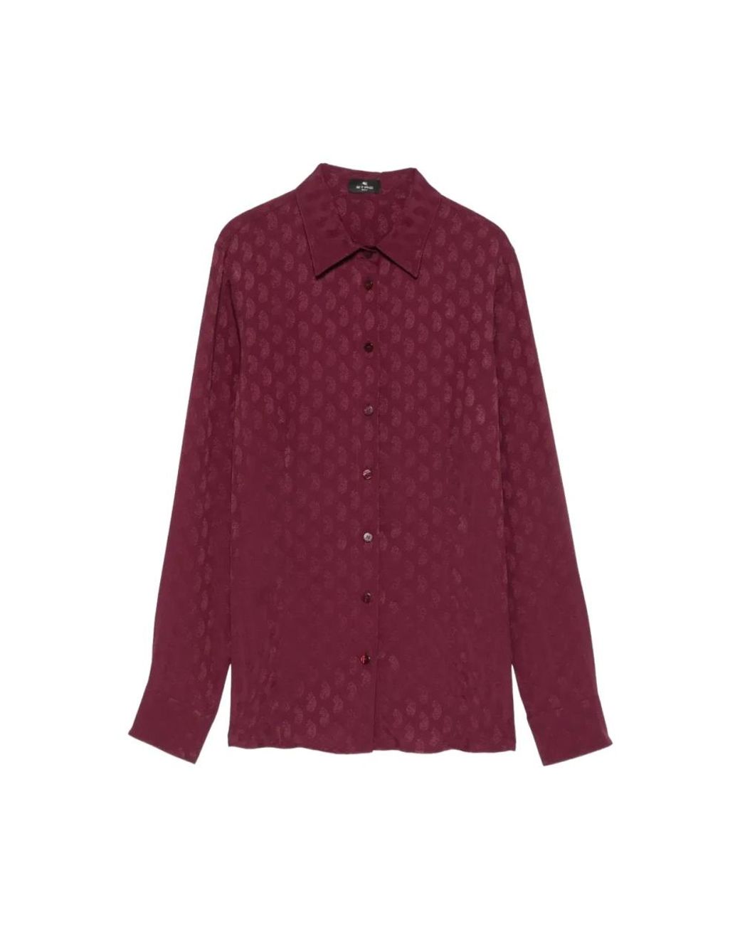 Etro Overhemden ,Rood ,Camisa in het Purple